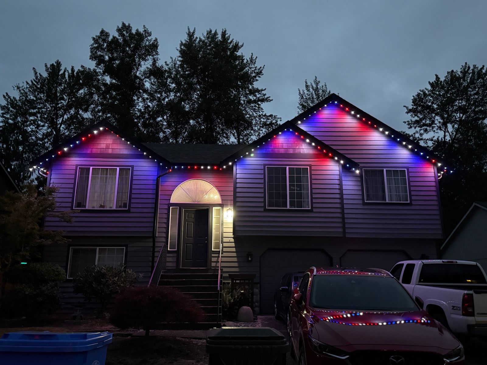Rad Lighting WA permanent lighting project in Washington