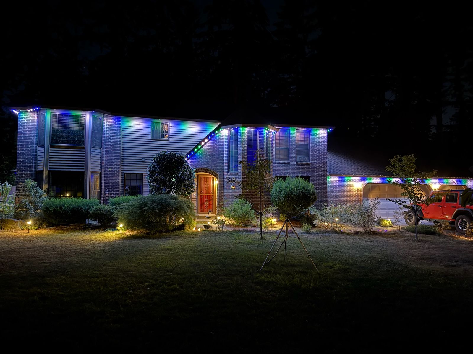 Rad Lighting WA permanent lighting project in Washington