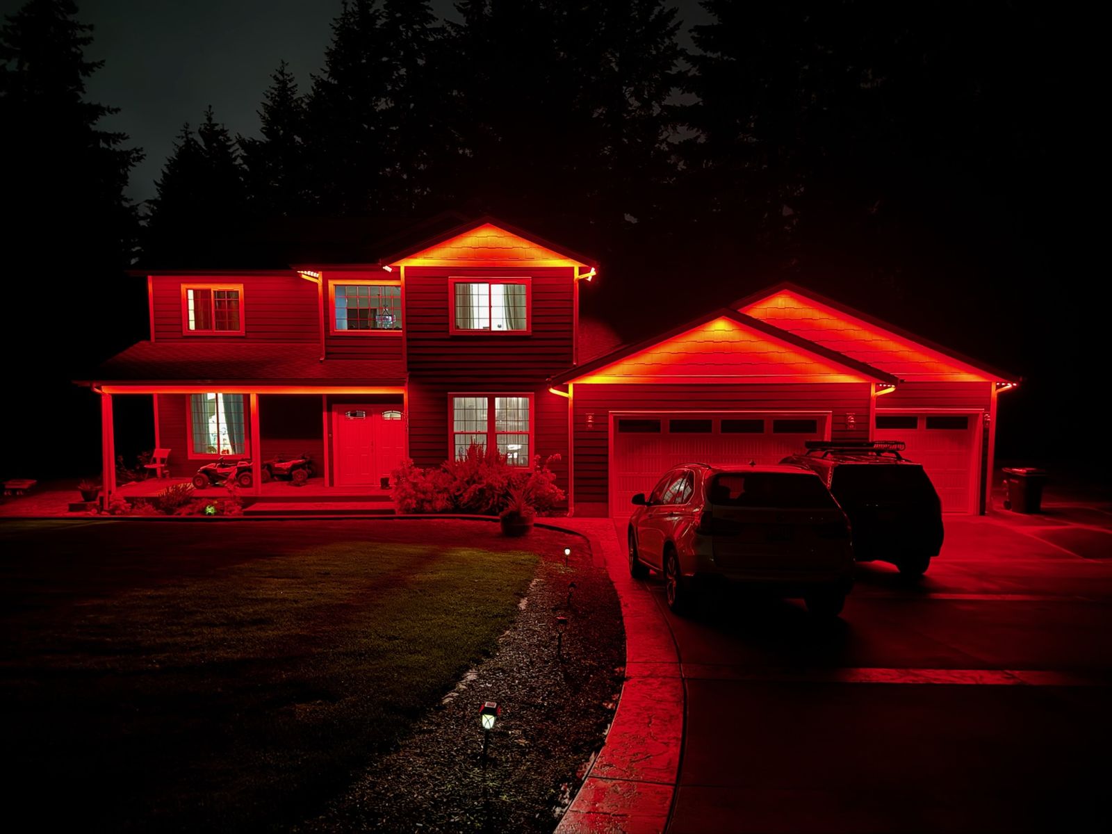 Rad Lighting WA permanent lighting project in Washington